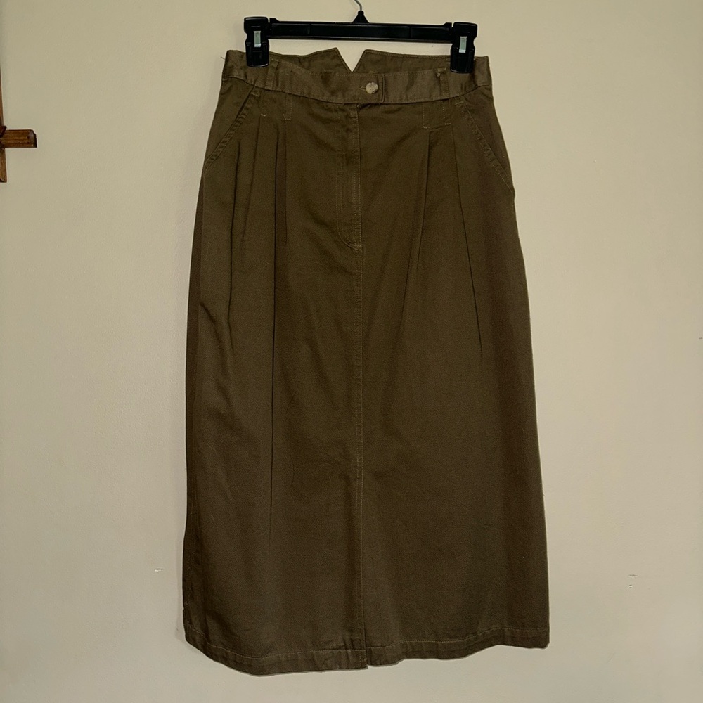 Olive Green Women's Skirt size 10